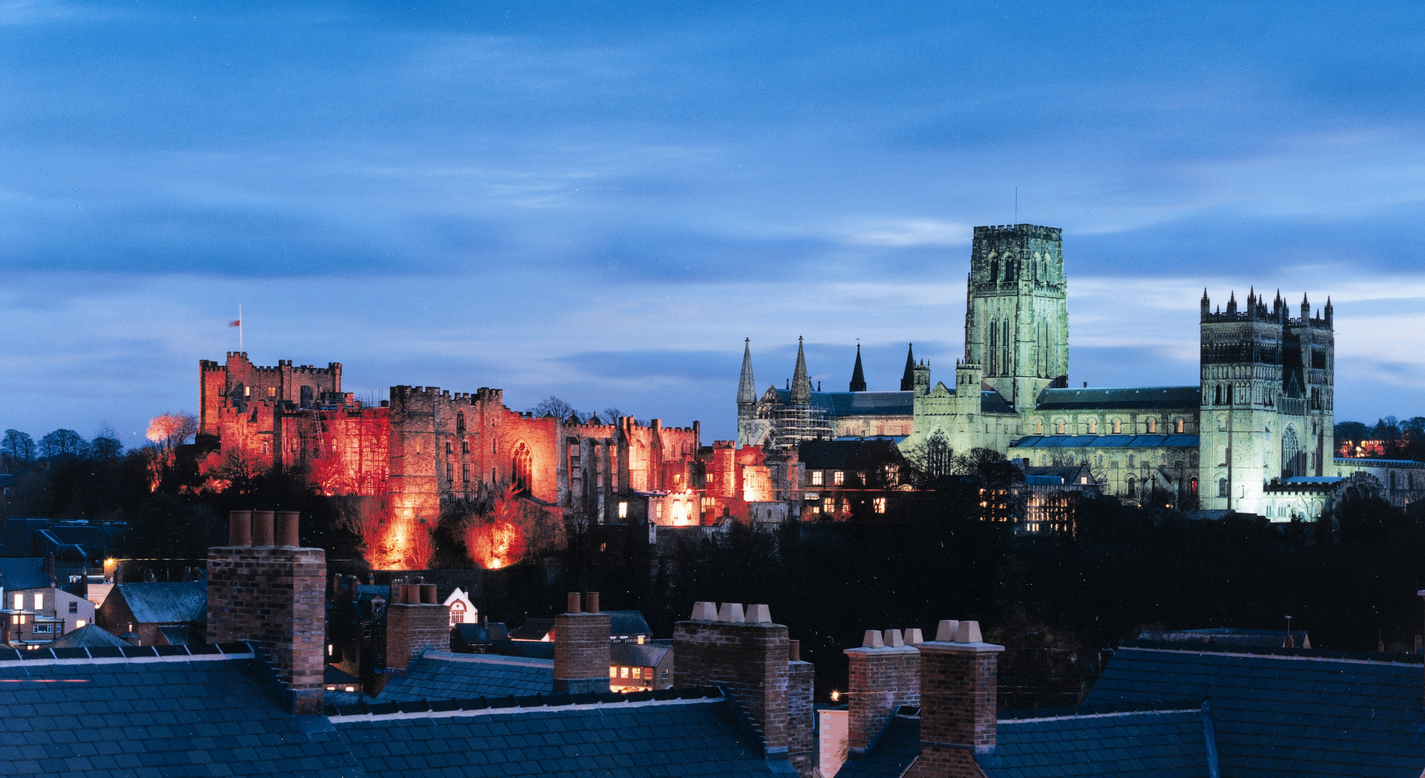 Durham at night