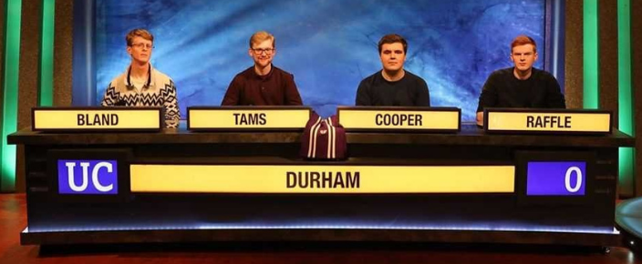 Durham University team on University Challenge